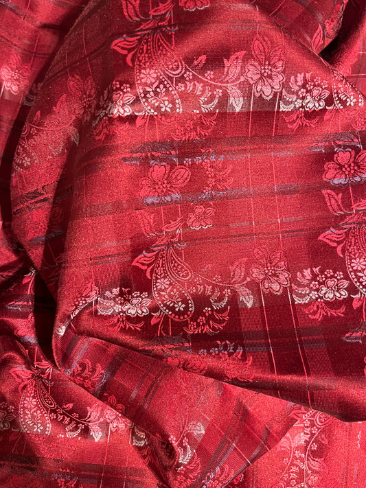 Rød mønsterblanding